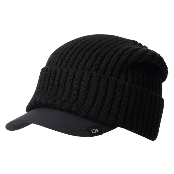 Daiwa Knit Cap With Brim - Black in the group Clothes & Shoes / Caps & Headwear / Caps at Sportfiskeprylar.se (32-223231)