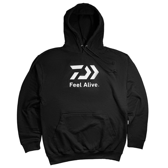 Daiwa D-Vec Feel Alive Hoodie Black in the group Clothes & Shoes / Clothing / Sweaters / Hoodies at Sportfiskeprylar.se (32-223561r)