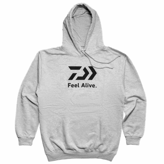 Daiwa D-Vec Feel Alive Hoodie Grey in the group Clothes & Shoes / Clothing / Sweaters / Hoodies at Sportfiskeprylar.se (32-223565r)