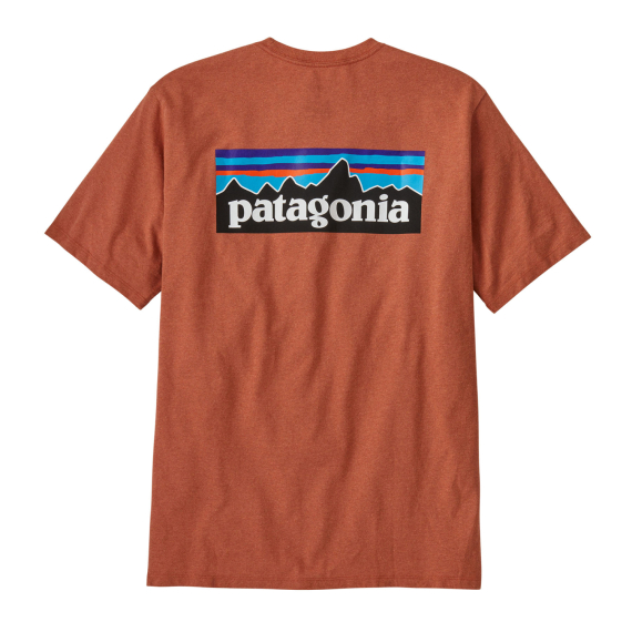 Patagonia M\'s P-6 Logo Responsibili-Tee Redtail Rust in the group Clothes & Shoes / Clothing / T-shirts at Sportfiskeprylar.se (38504-RTLR-Sr)