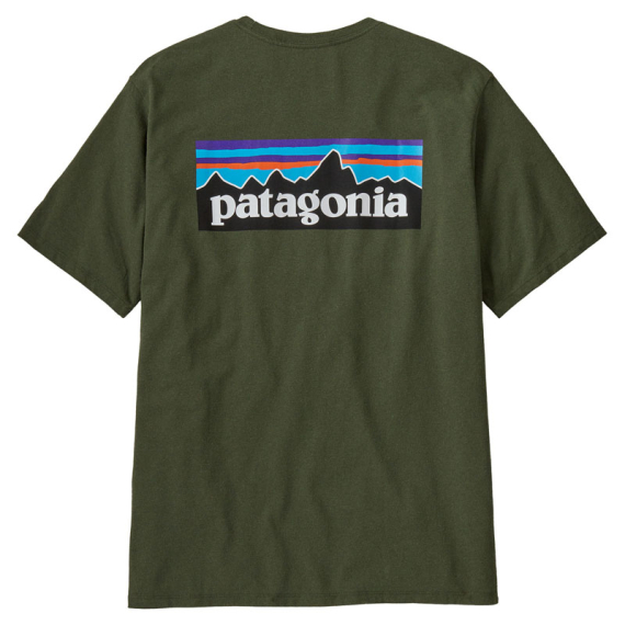 Patagonia M\'s P-6 Logo Responsibili-Tee Torrey Pine Green in the group Clothes & Shoes / Clothing / T-shirts at Sportfiskeprylar.se (38504-TPGN-Sr)