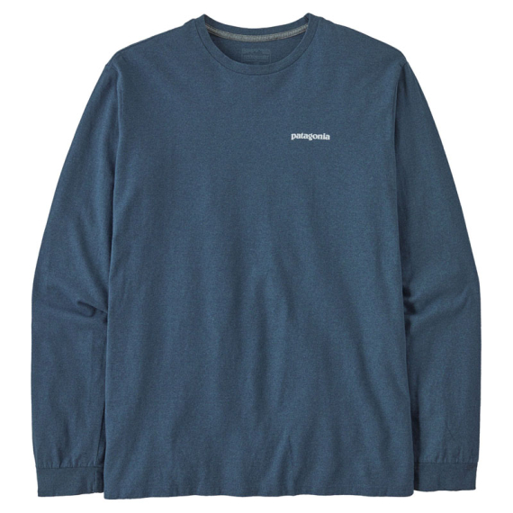 Patagonia M\'s L/S P-6 Logo Responsibili-Tee Utility Blue in the group Clothes & Shoes / Clothing / T-shirts at Sportfiskeprylar.se (38518-UTB-Sr)