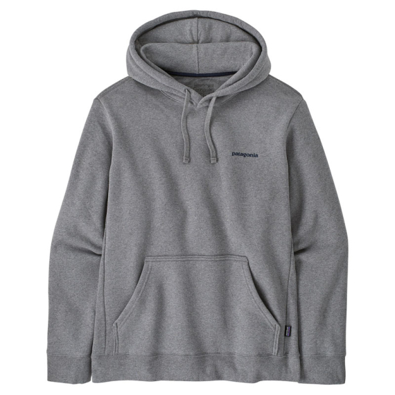 Patagonia Boardshort Logo Uprisal Hoody Gravel Heather in the group Clothes & Shoes / Clothing / Sweaters / Hoodies at Sportfiskeprylar.se (39665-GLH-Sr)