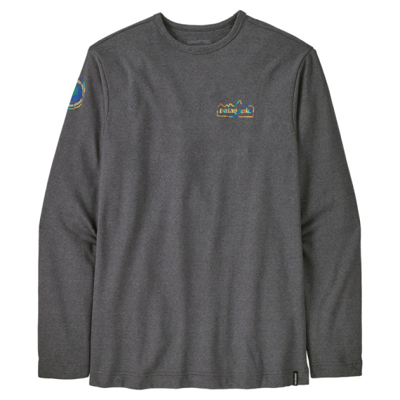 Patagonia M\'s LW Unity Fitz Wildrise Crew Ink Black in the group Clothes & Shoes / Clothing / Sweaters / Sweatshirts at Sportfiskeprylar.se (39687-INBK-Sr)