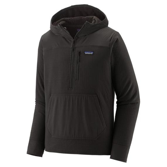 Patagonia M\'s R2 TechFace P/O Black in the group Clothes & Shoes / Clothing / Sweaters / Hoodies at Sportfiskeprylar.se (41765-BLK-Sr)