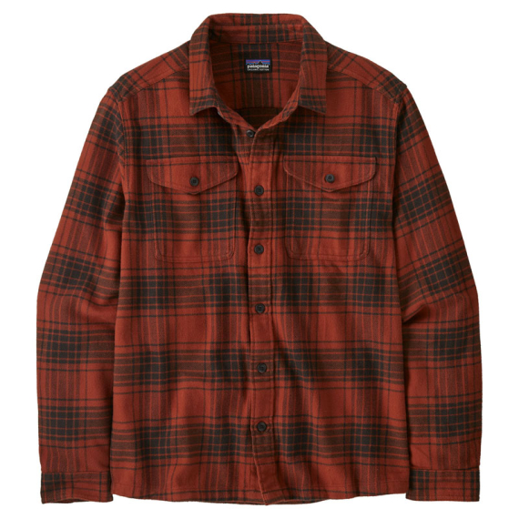 Patagonia M\'s Fjord Flannel Shirt Cascade: Burnished Red in the group Clothes & Shoes / Clothing / Shirts at Sportfiskeprylar.se (42401-CARD-Sr)