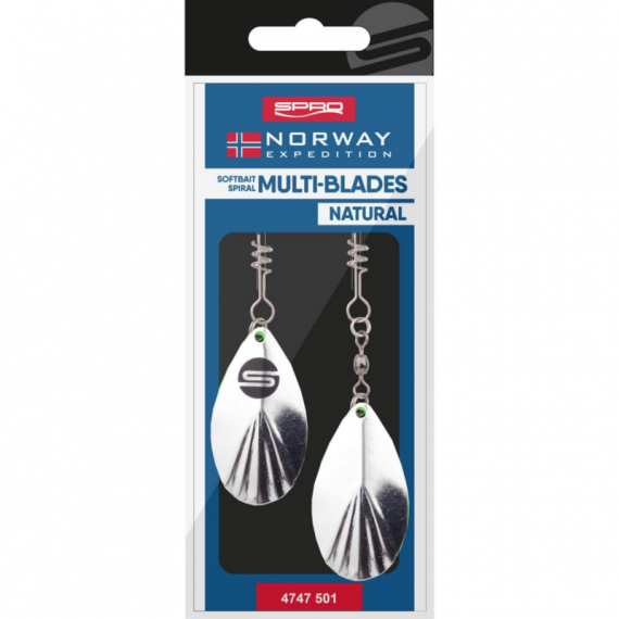 Norway Expedition Multi-Blades Natural in the group Hooks & Terminal Tackle / Spinnerbait Rigs & Blades at Sportfiskeprylar.se (4747501)