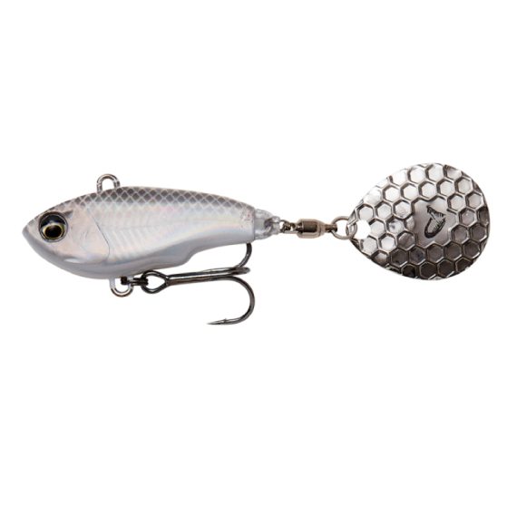 Savage Gear Fat Tail Spin 6,5cm, 16g Sinking - White Silver in the group Lures / Lipless Crankbaits at Sportfiskeprylar.se (71763)