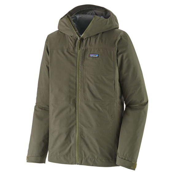 Patagonia M\'s Boulder Fork Rain Jacket Basin Green in the group Clothes & Shoes / Clothing / Jackets / Rain Jackets at Sportfiskeprylar.se (85140-BSNG-Sr)