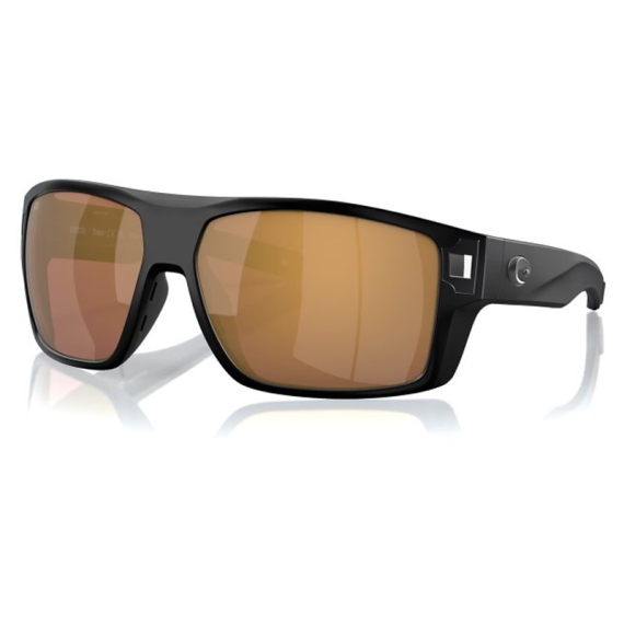 Costa Diego Matte Black - Gold Mirror 580G in the group Clothes & Shoes / Eyewear / Polarized Sunglasses at Sportfiskeprylar.se (90343262)