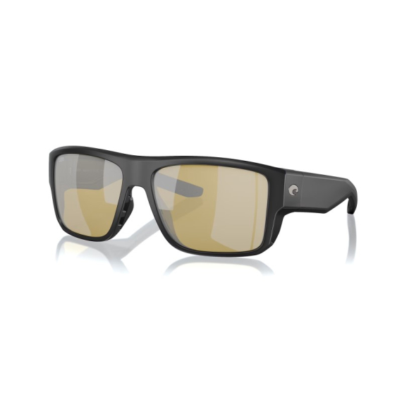 Costa Taxman Matte Black - Sunrise Silver Mirror 580G in the group Clothes & Shoes / Eyewear / Polarized Sunglasses at Sportfiskeprylar.se (91160359)