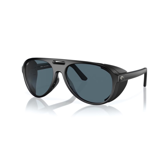 Costa Grand Catalina Matte Black Gray 580P in the group Clothes & Shoes / Eyewear / Polarized Sunglasses at Sportfiskeprylar.se (91170759)