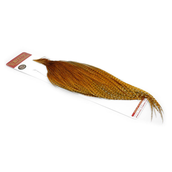 Whiting Bronze 1/2 Dry Fly Hackle Barred Dark Ginger in the group Hooks & Terminal Tackle / Fly Tying / Fly Tying Material / Feathers & Capes / Hackle at Sportfiskeprylar.se (91341016)