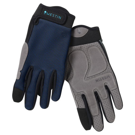Westin Drip UPF Glove Petrol Blue in the group Clothes & Shoes / Clothing / Gloves at Sportfiskeprylar.se (A168-841-Lr)