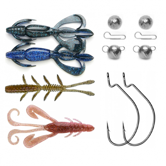 Creature Bait Bundle - Perch in the group Lures / Lure Kits at Sportfiskeprylar.se (ABBORRKIT2)