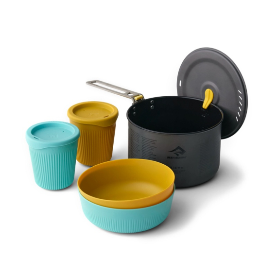 Sea To Summit Frontier UL One Pot Cook Set 2L, 5pcs in the group Outdoor / Camp Kitchen & Utensils / Pots & Pans / Pots at Sportfiskeprylar.se (ACK027031-122102)