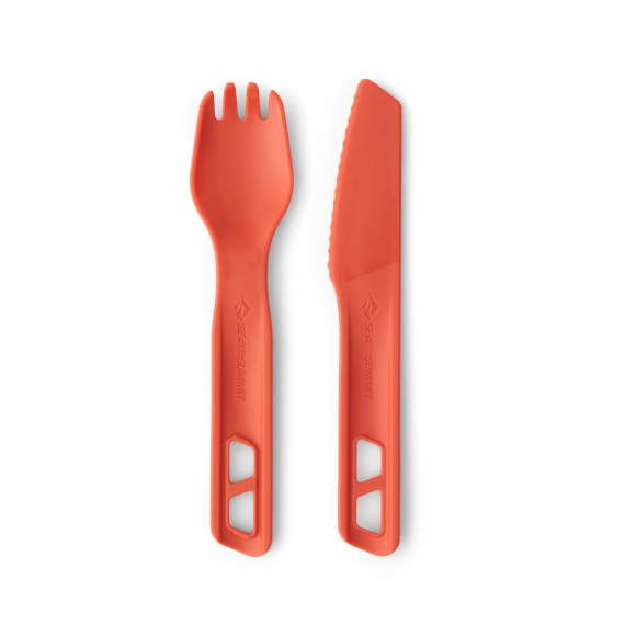 Sea To Summit Passage Cutlery Set 2pcs Orange in the group Outdoor / Camp Kitchen & Utensils / Cutlery & Accessories at Sportfiskeprylar.se (ACK035021-120804)