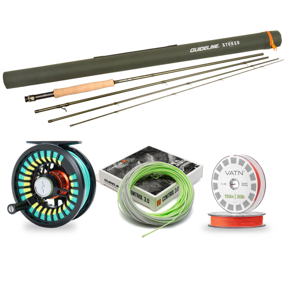 Guideline Stoked / Control Outfit 9\' #5 in the group Combos / Fly Fishing Combos / One-handed fly fishing combos at Sportfiskeprylar.se (BUNDLE_105335GL-control)