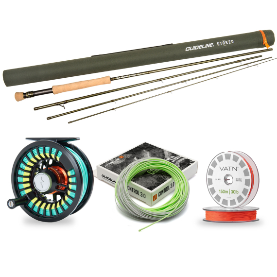 Guideline Stoked / Control Outfit 9\'6\'\' #6 in the group Combos / Fly Fishing Combos / One-handed fly fishing combos at Sportfiskeprylar.se (BUNDLE_105340GL-control)