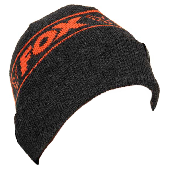 Fox Collection Beanie Black & Orange in the group Clothes & Shoes / Caps & Headwear / Beanies & Hats at Sportfiskeprylar.se (CHH019)