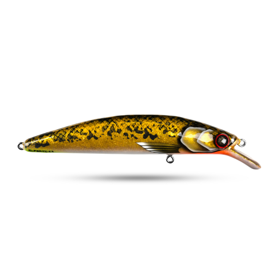 Elfbaits Big Troll 25cm, 160g - Golden Burbot in the group Lures / Handmade Baits / Handmade Crankbaits at Sportfiskeprylar.se (EFLBAITBT2)