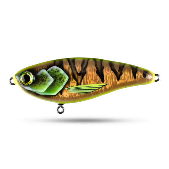 Elfbaits Swim 15cm, 100g - Lemon Perch in the group Lures / Handmade Baits / Handmade Jerkbaits at Sportfiskeprylar.se (EFLBAITSS7)