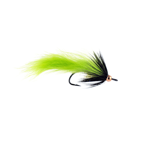 Zonker Chartreuse BH # 6 in the group Lures / Flies / Streamers at Sportfiskeprylar.se (F30-1088-6)