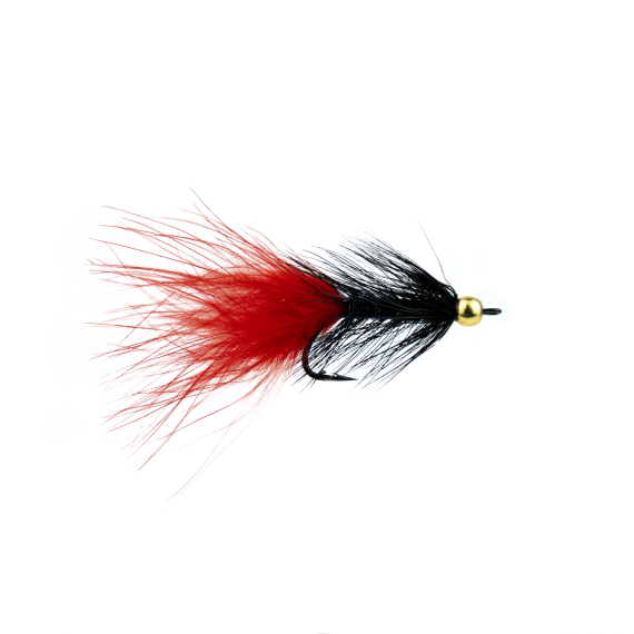 Wolly Bugger BH Red/Black # 6 in the group Lures / Flies / Streamers at Sportfiskeprylar.se (F30-1092-6)