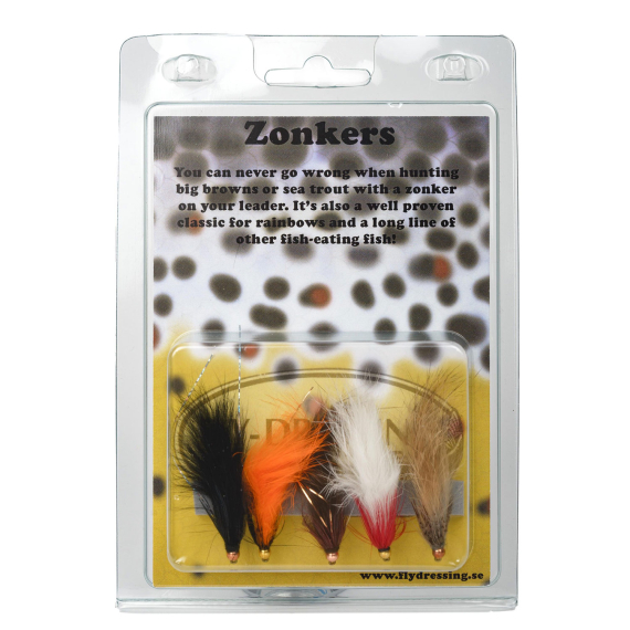 Fly Assortment Zonkers in the group Lures / Flies / Fly Kits at Sportfiskeprylar.se (FD025)