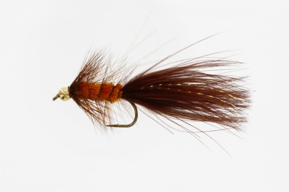 Dog Nobbler Brown/Orange Kamasan B170 #4 in the group Lures / Flies / Streamers at Sportfiskeprylar.se (FL00136)