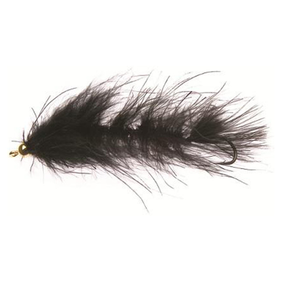 Marabou Worm Black Daiichi 3111 #6 in the group Lures / Flies / Streamers at Sportfiskeprylar.se (FL24001)