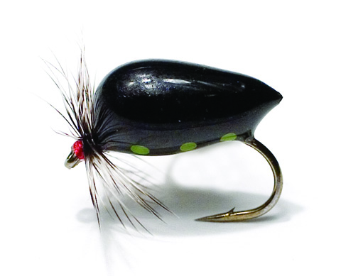 Fjell Puppan Black Daiichi 1180 #12 in the group Lures / Flies / Dry Flies at Sportfiskeprylar.se (FL44025)