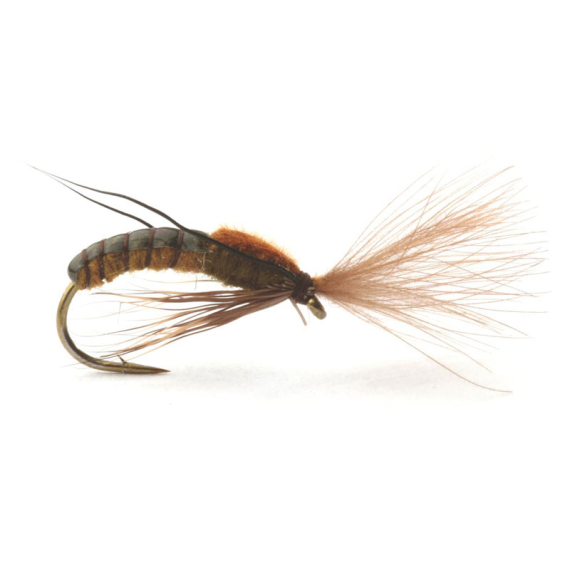 Super Emerging Caddis Brown Olive in the group Lures / Flies / Dry Flies at Sportfiskeprylar.se (GL46166r)