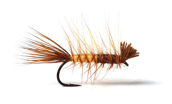 Super Dyret Brown/Yellow in the group Lures / Flies / Dry Flies at Sportfiskeprylar.se (GL49651r)