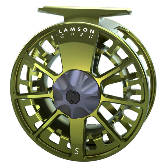 Lamson Guru S-Series Fly Reel Olive Green # 4-6 in the group Reels / Fly Reels & Extra Spools / Fly Reels at Sportfiskeprylar.se (GS-5PLUSREEL-OG)