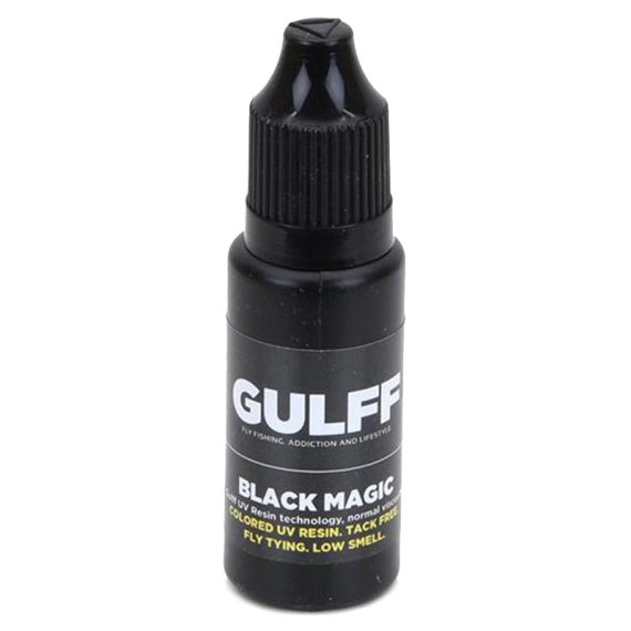 Gulff Black Magic 15ml in the group Tools & Accessories / Super Glue & Epoxy / UV Glue at Sportfiskeprylar.se (GU15BLK)