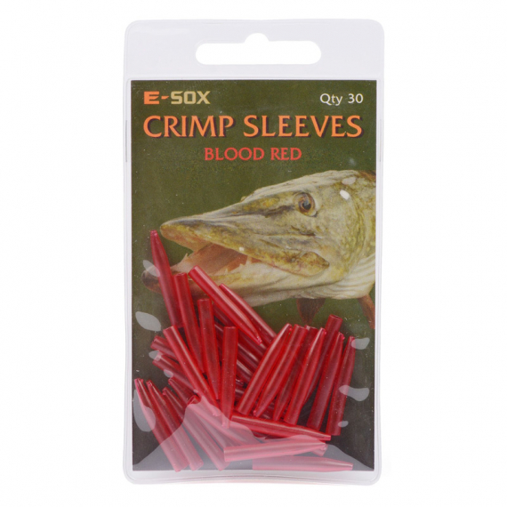 Drennan E-SOX Crimp Sleeves-Blood Red in the group Hooks & Terminal Tackle / Rig Accessories / Shrink Tubing & Sleeves at Sportfiskeprylar.se (H582-002)