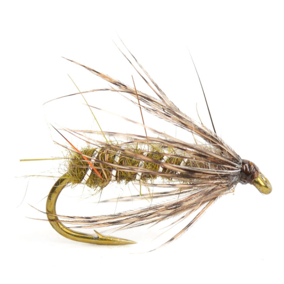 Johnsonpuppan Brown size 12 in the group Lures / Flies / Nymphs at Sportfiskeprylar.se (HF0066-12)