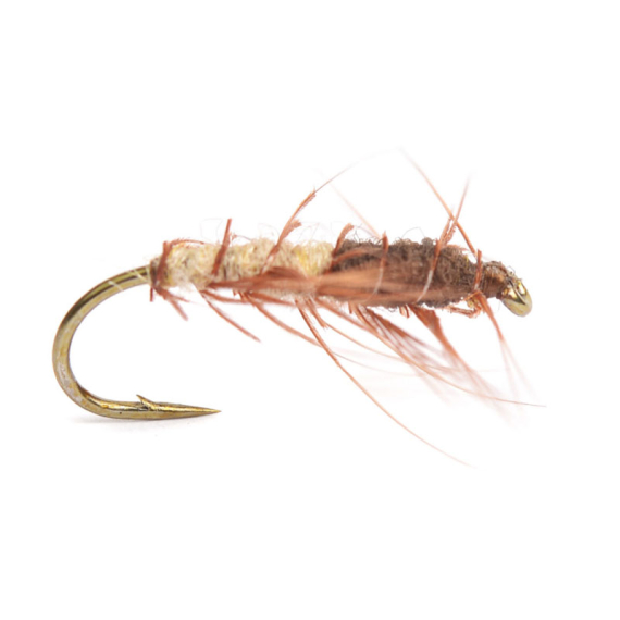 Superpuppa Cream/Brun size 12 in the group Lures / Flies / Dry Flies at Sportfiskeprylar.se (HF0142-12)