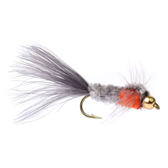 GH Montana Grey/Orange streamer size 8 in the group Lures / Flies / Streamers at Sportfiskeprylar.se (HF0193-8)