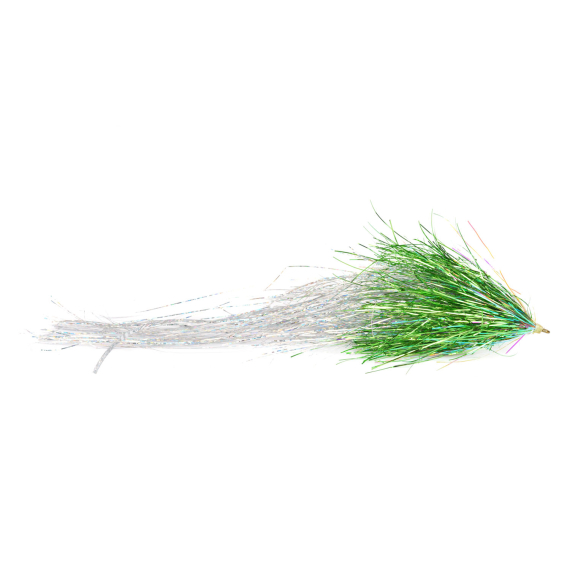 Flashabou Deceiver Green Silver in the group Lures / Flies / Pike Flies at Sportfiskeprylar.se (HF1190-2)