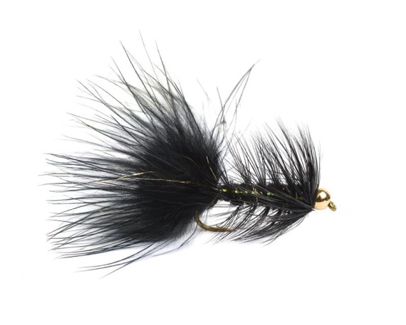 Wolly Bugger Gold Head Black size 8 in the group Lures / Flies / Streamers at Sportfiskeprylar.se (HF1230-8)