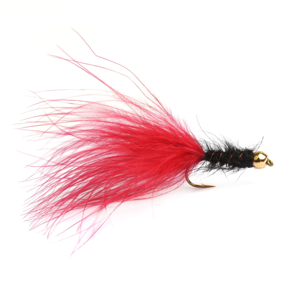 Marabou Streamer Red/Black # 8 in the group Lures / Flies / Streamers at Sportfiskeprylar.se (HF1243-8)