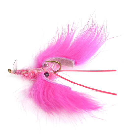 Crayfish Zonker Fluo Pink size #6 in the group Lures / Flies / Streamers at Sportfiskeprylar.se (HF9042)