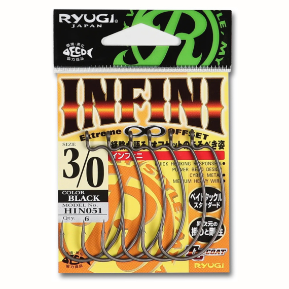 Ryugi Infini in the group Hooks & Terminal Tackle / Hooks / Offset Hooks at Sportfiskeprylar.se (HIN051r)