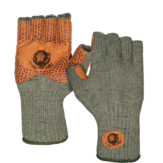 Fish Monkey Wooly Gloves Olive in the group Clothes & Shoes / Clothing / Gloves at Sportfiskeprylar.se (HM713-SMr)