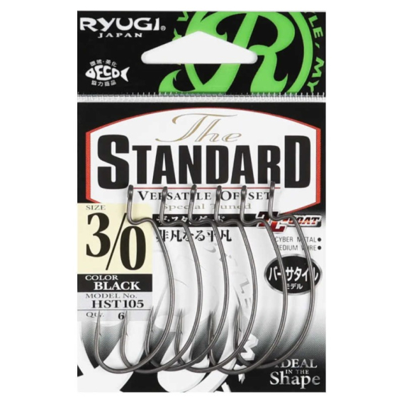 Ryugi The Standard in the group Hooks & Terminal Tackle / Hooks / Offset Hooks at Sportfiskeprylar.se (HST105r)