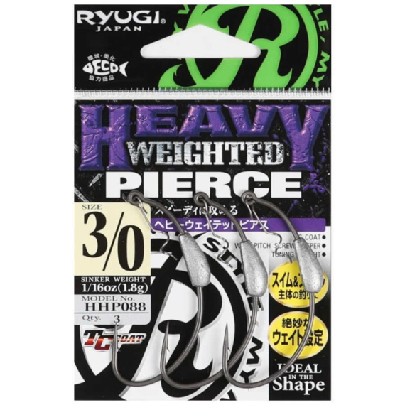 Ryugi Weighted Pierce in the group Hooks & Terminal Tackle / Hooks / Offset Hooks at Sportfiskeprylar.se (HWP042r)