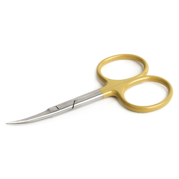 High Grade Scissor Curved 4\'\' Gold in the group Tools & Accessories / Pliers & Scissors / Line Cutters & Scissors at Sportfiskeprylar.se (IB-427)