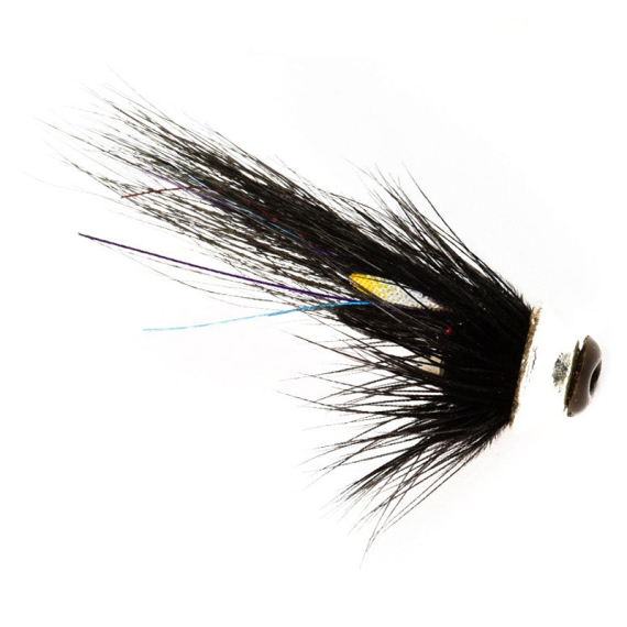 Frödin Icelandic Nano Series - Black & Silver in the group Lures / Flies / Tube Flies at Sportfiskeprylar.se (INBS-06r)